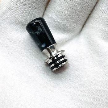 #74 DSX Acryl MTL Drip tip 510 Steel|Black